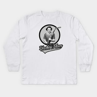 Hockey Mom Kids Long Sleeve T-Shirt